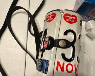 ALABAMA Little Earth Recycled License Plate Purse