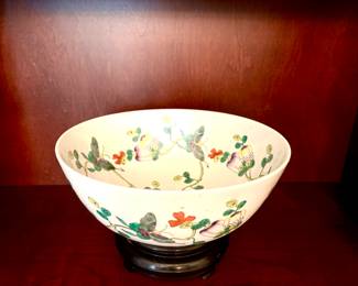 Vintage Chinese Butterly bowl
