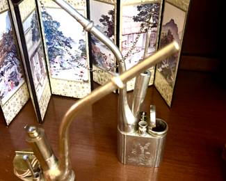 Antique Chinese hookahs
