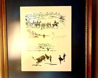 Picasso "El Toro" framed print