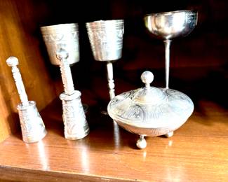 Moroccan silver plate