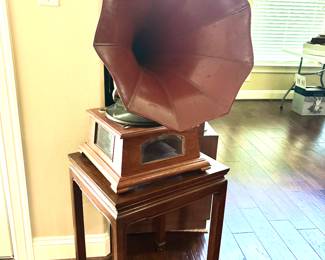 Antique gramophone