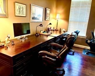 Pair of executive desks