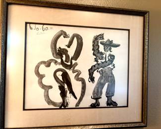 Framed Picasso print
