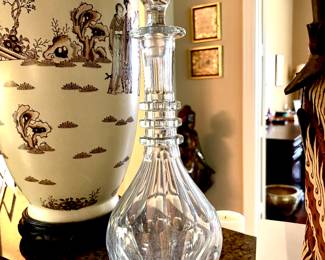 Baccarat style decanter