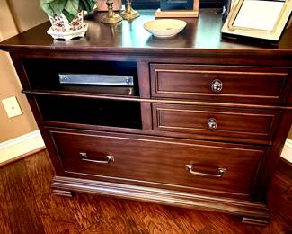 Matching wood cabinet