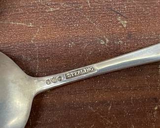 Sterling silver spoon
