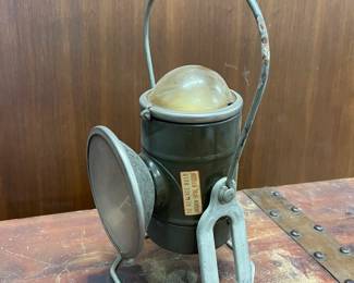 Vintage railroad lantern
