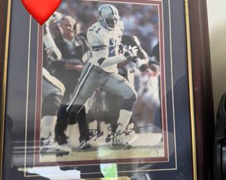 Signed and authenticated Dion Sanders