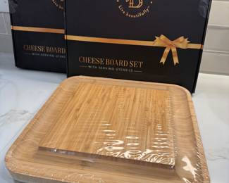 ( 2 ) Bambusi Collection Cheese Board Sets