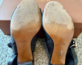 Beautiful pair of Coach heels. Dress them up, or dress them down, they’re perfect for any event!