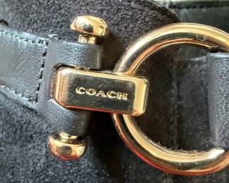 Beautiful pair of Coach heels. Dress them up, or dress them down, they’re perfect for any event!