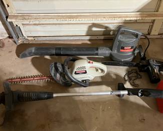 blower, hedge trimmer, weedeater