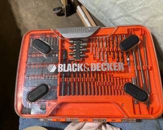 Black and Decker drill bit and driver kit