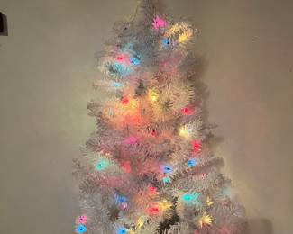 white Christmas tree