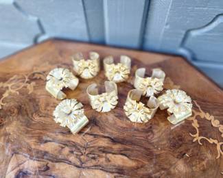 BRASS NAPKIN RINGS
