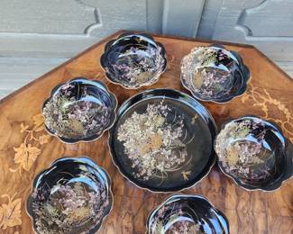 HAND PAINTED JAPANESE DISHES