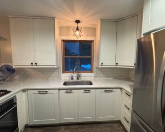 IKEA kitchen cabinets. Great condition.