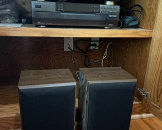 JVC receiver, Kenwood cd changer, Polk speakers