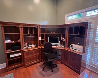 Desk, Office chair