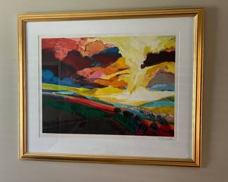Signed lithograph, David Leverett's The Affirmation
