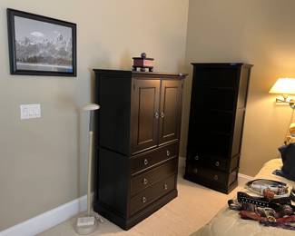 Armoire and book case