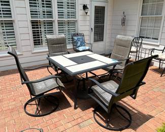 Patio table and chairs