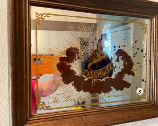 vintage schlitz sign, small