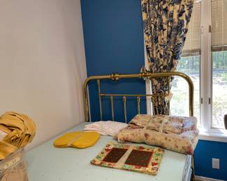 brass headboard, full size