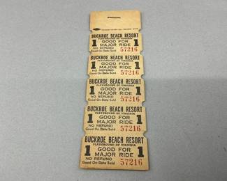 Buckroe Beach Resort Ride Tickets