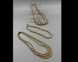 Pearl necklaces