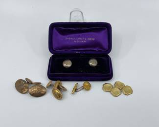 Gold Cuff Links