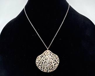 Sterling Shell Necklace 