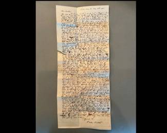 Circa 1880 letter