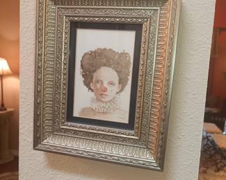 Odd victorian lady