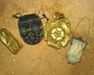 Beautiful vintage purses