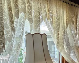 Lace curtains