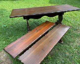 PicNic style Table with Benches