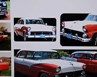 Classic Cars 49 Chrysler, 55 Ford, and 57 Chevy