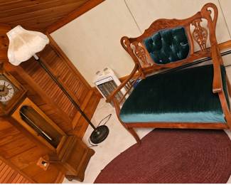 Grandmother clock and Setee