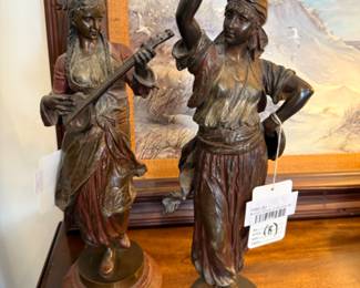 Bronze Statue of Woman (A), Bronze Statue of Woman (B)