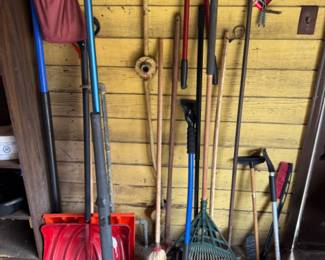 Brooms, Shovels, Rakes