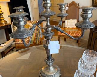 Silver Plated Candelabra