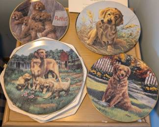 Golden Retriever Collectable Plates