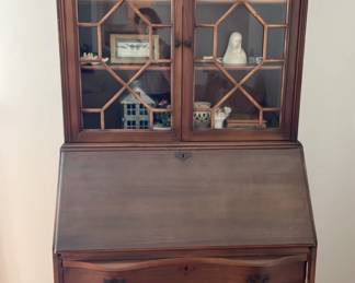 Antique Drop Front Secretary Desk