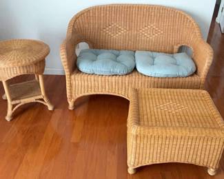 3 Piece Rattan Set 
