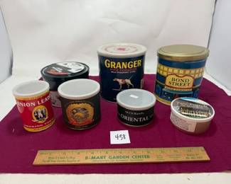 Tobacco Tins - one is cardboard 