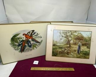 Vintage Cardboard Placemats
