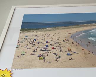 Nobbys beach summer framed photograph 32” x 64” $500 + tax