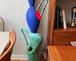 Large Lerner sign abstract sculpture 52” tall $625 + tax